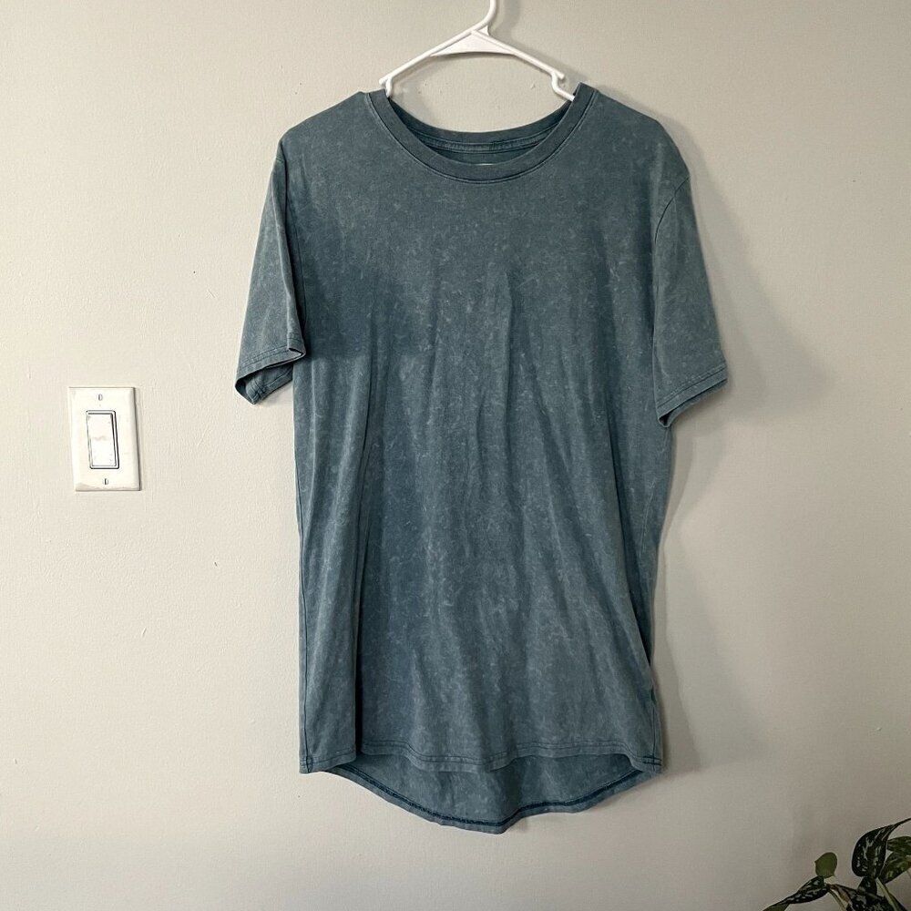 George green short sleeved long tunic style top casual comfortable women size S